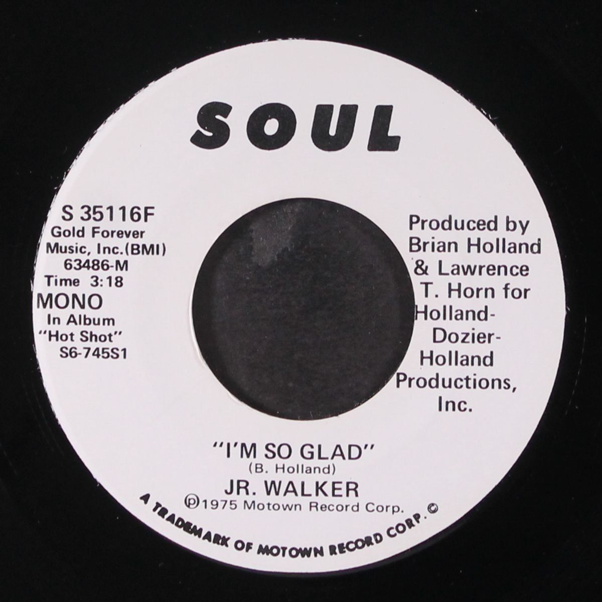 i'm so glad / mono by JR. WALKER