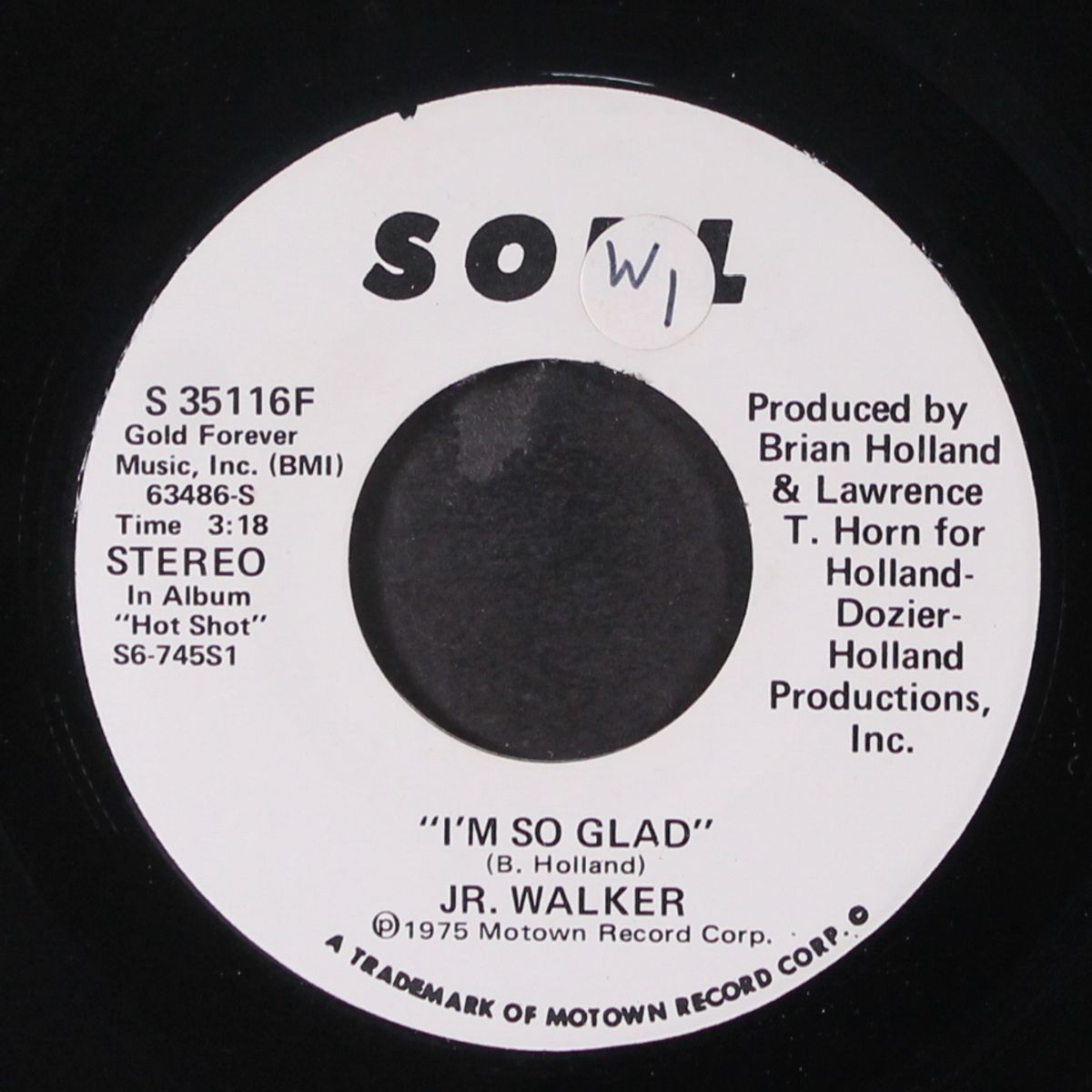 i'm so glad / mono by JR. WALKER