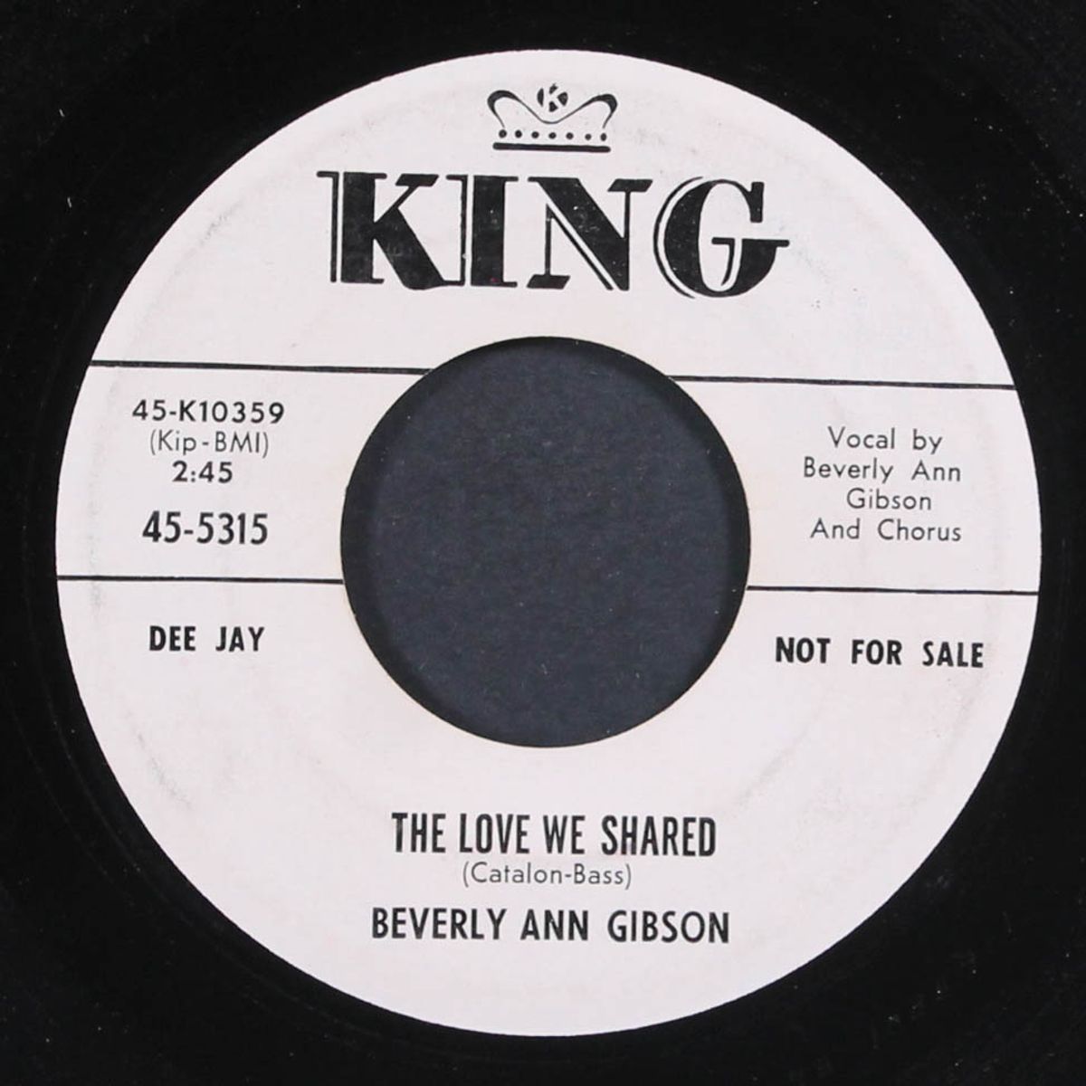 the love we shared / no other but you by BEVERLY ANN GIBSON
