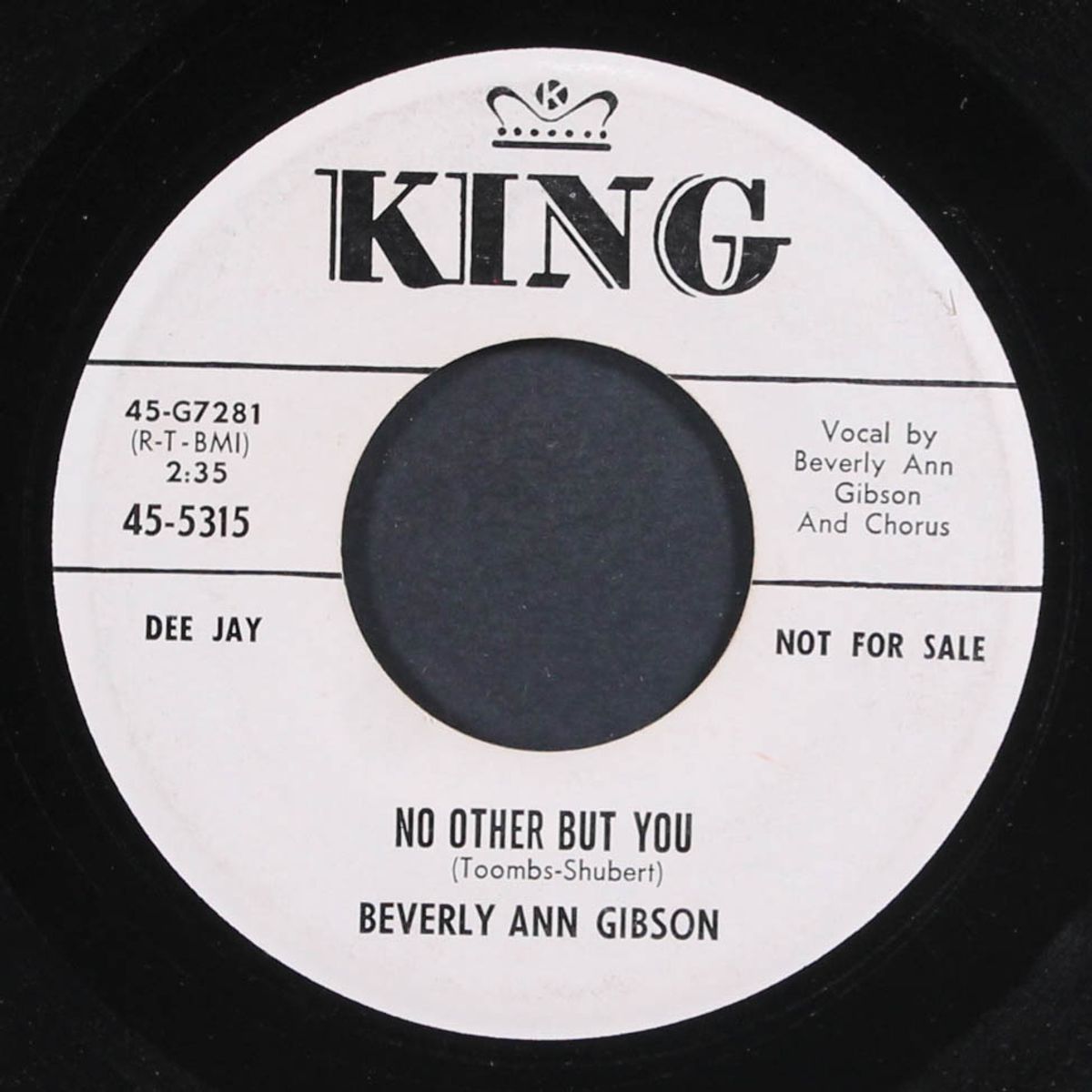 the love we shared / no other but you by BEVERLY ANN GIBSON