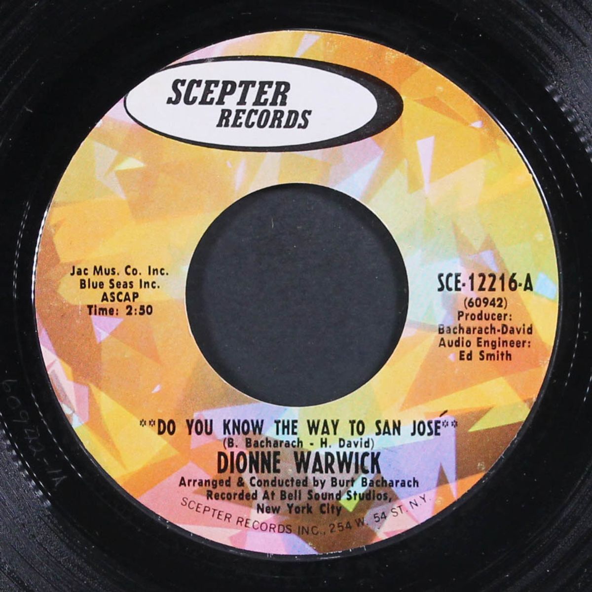do you know the way to san jose / let me be lonely by DIONNE WARWICK