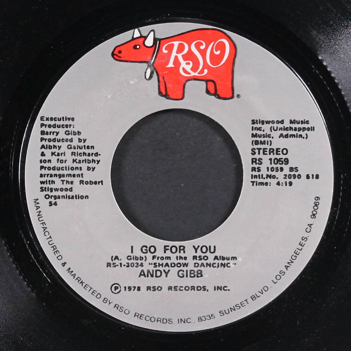 time is time / i go for you by ANDY GIBB