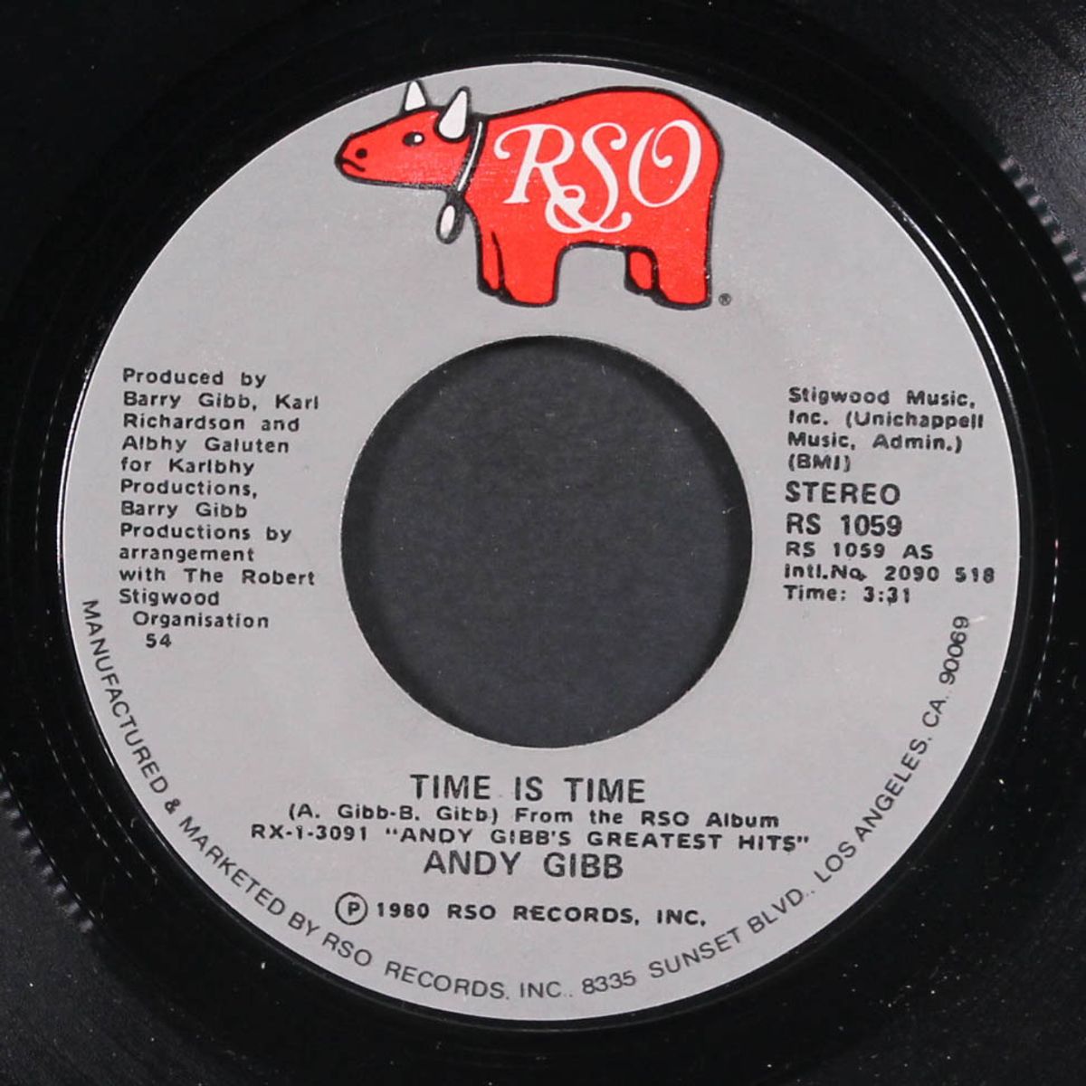 time is time / i go for you by ANDY GIBB