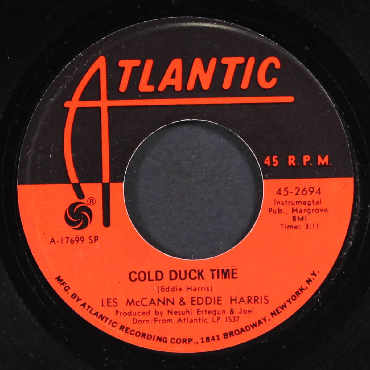 cold duck time / compared to what by LES MCCANN