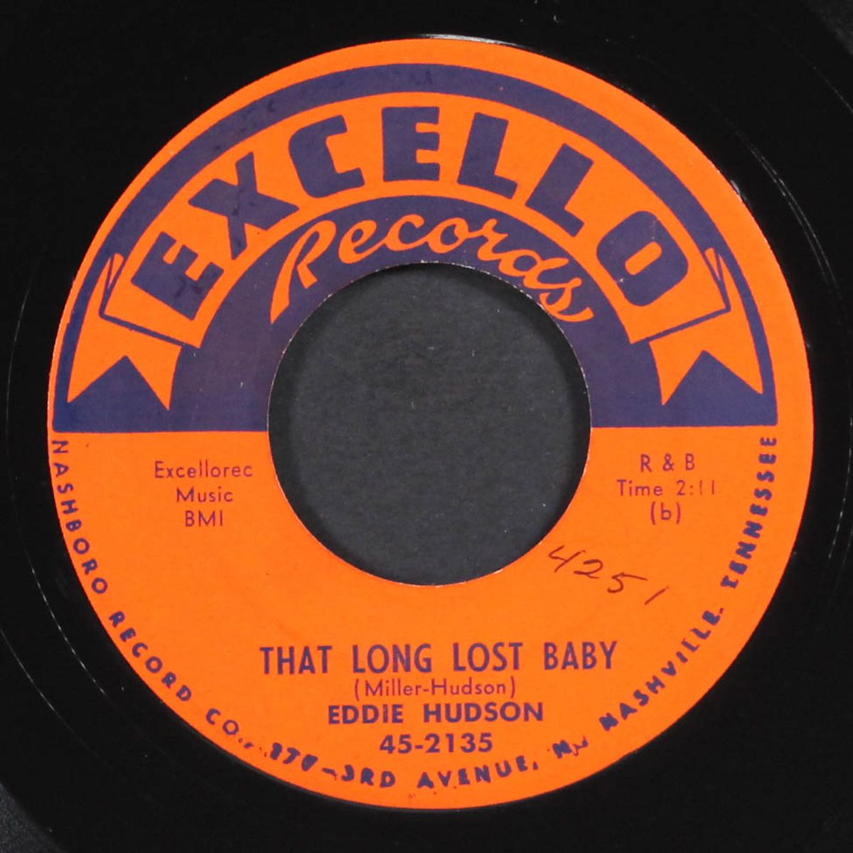 she's sugar sweet / that long lost baby by EDDIE HUDSON