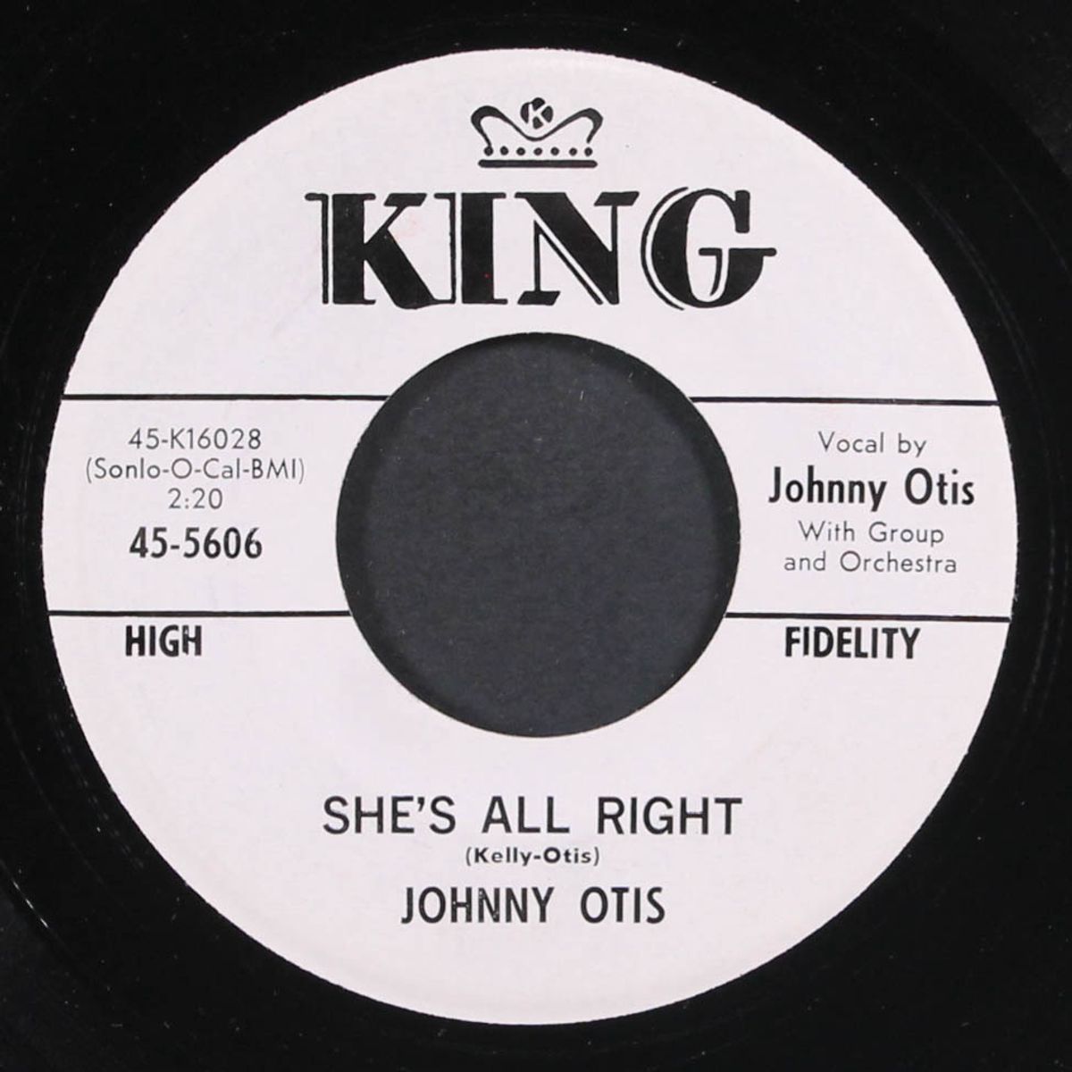 she's all right / it must be love by JOHNNY OTIS