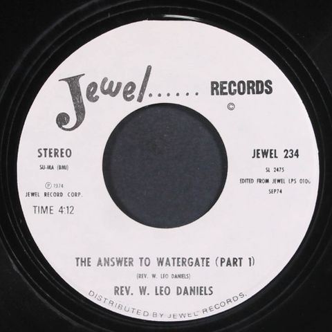 REV. W. LEO DANIELS