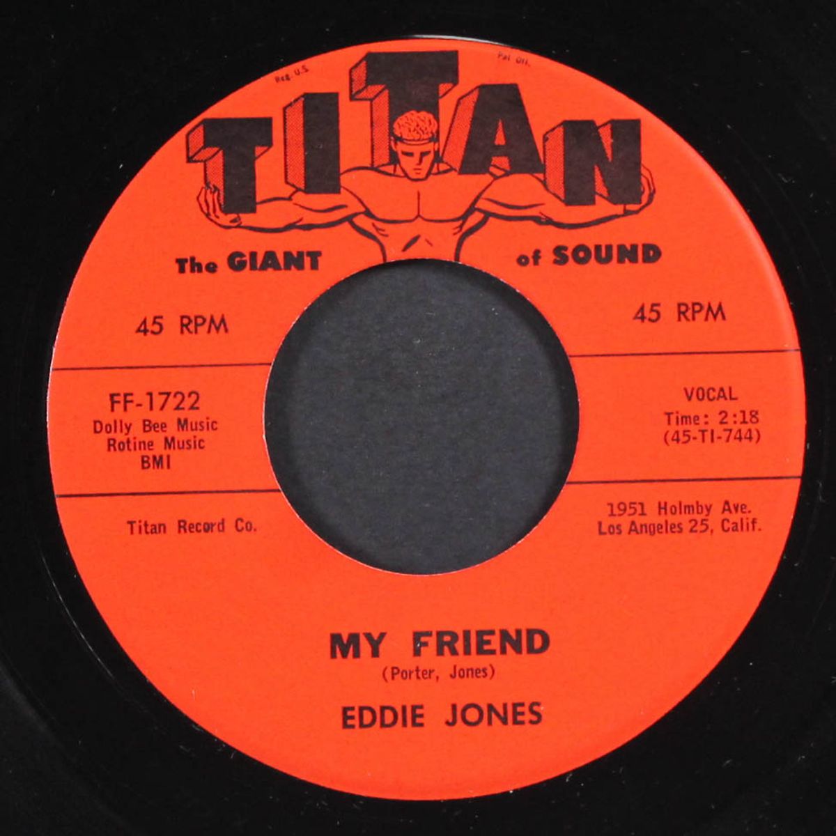 no invitation / my friend by EDDIE JONES