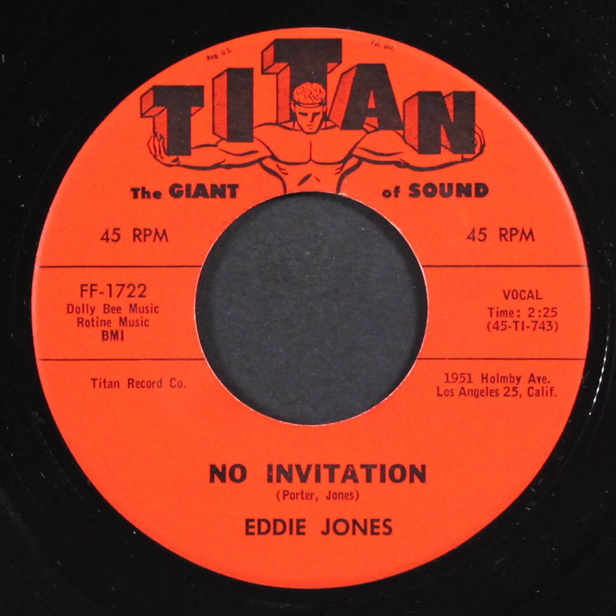 no invitation / my friend by EDDIE JONES