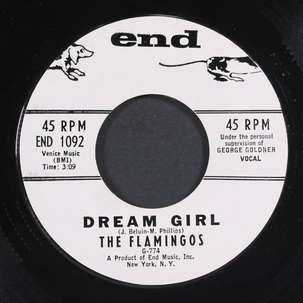dream girl / time was by FLAMINGOS