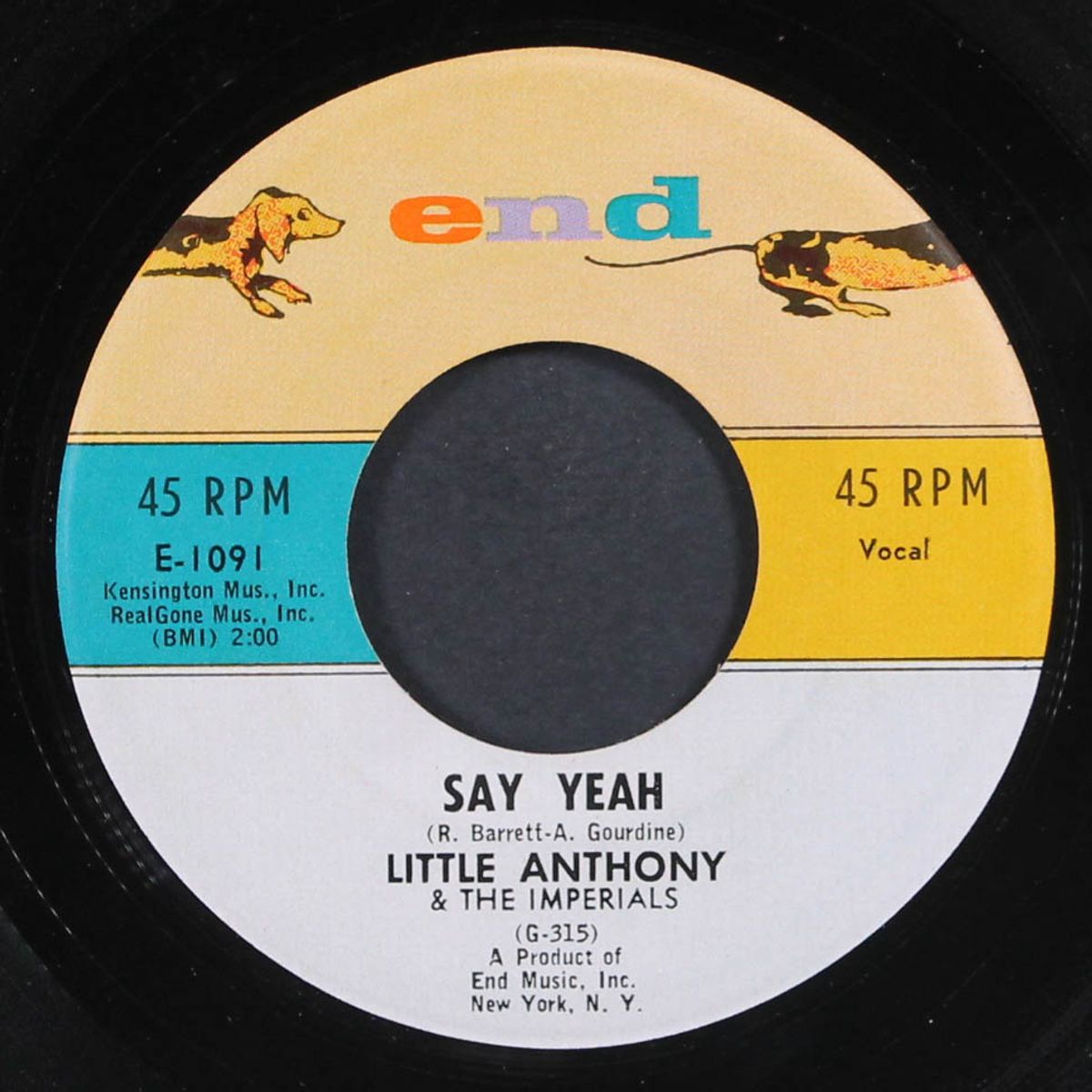 traveling stranger / say yeah by LITTLE ANTHONY & IMPERIALS