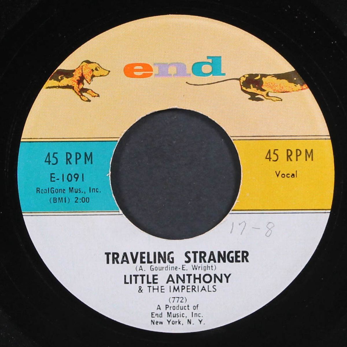 traveling stranger / say yeah by LITTLE ANTHONY & IMPERIALS
