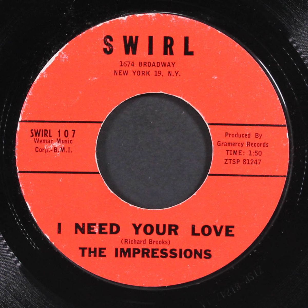 i need your love / don't leave me by IMPRESSIONS