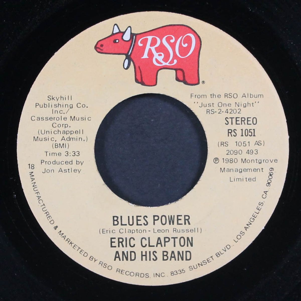 blues power / early in the morning by ERIC CLAPTON