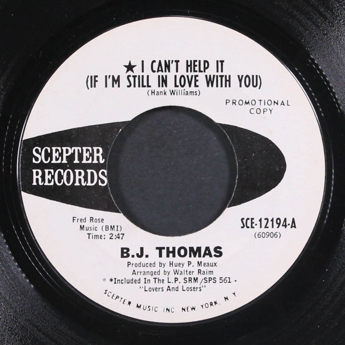 i can't help it by B. J. THOMAS