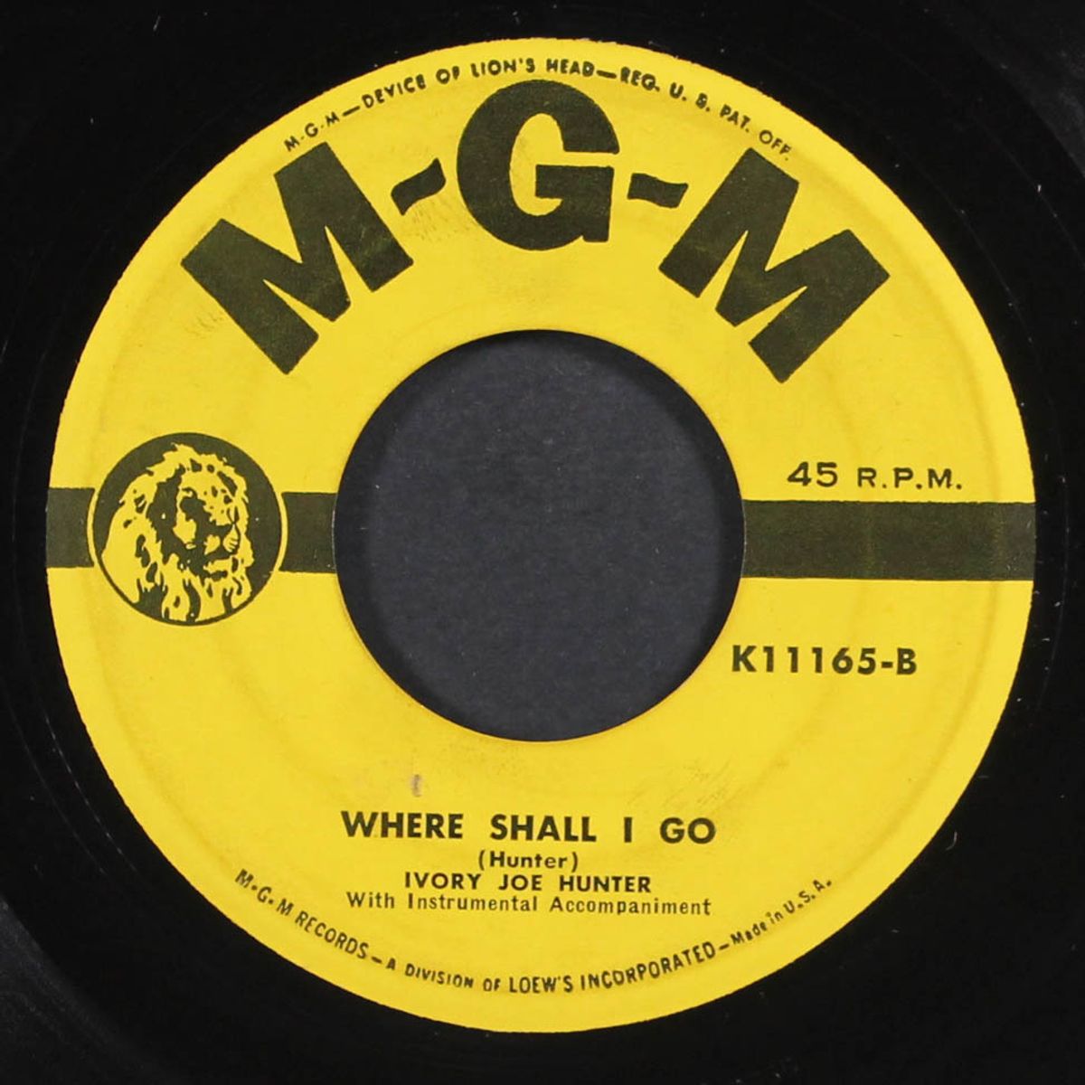 where shall i go / laugh by IVORY JOE HUNTER