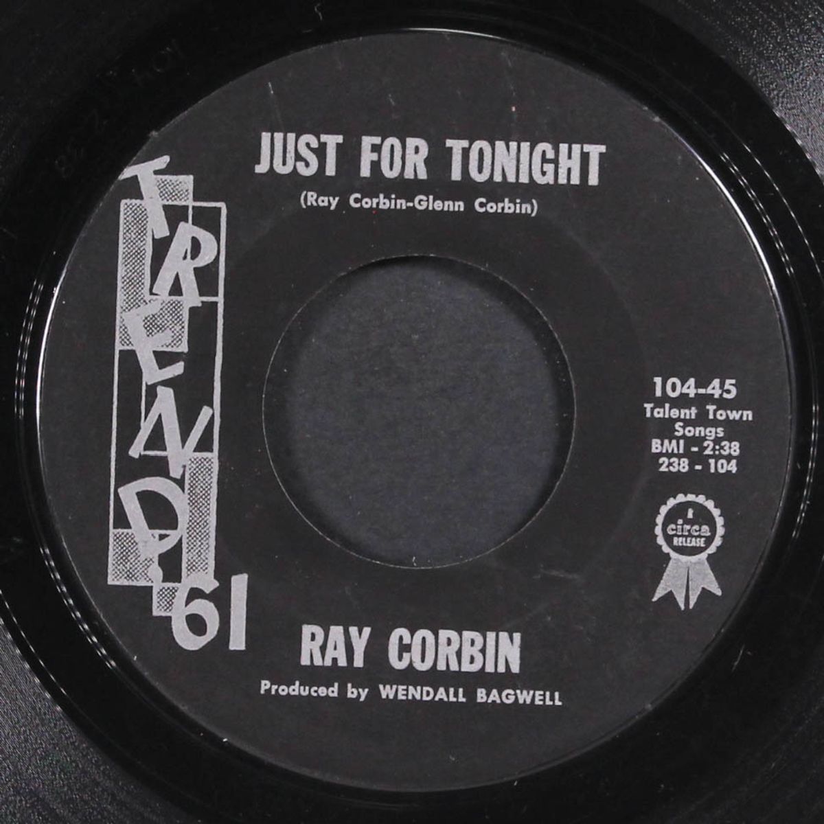 the whole night long / just for tonight by RAY CORBIN