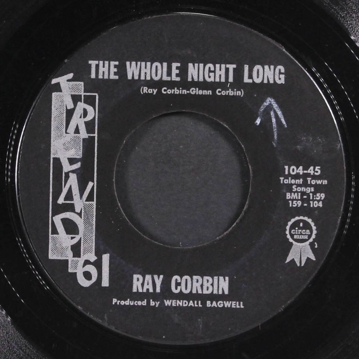 the whole night long / just for tonight by RAY CORBIN