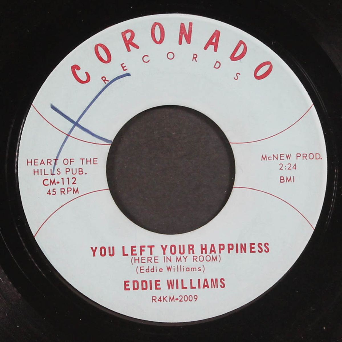 you left your happiness / i just can't help myself by EDDIE WILLIAMS