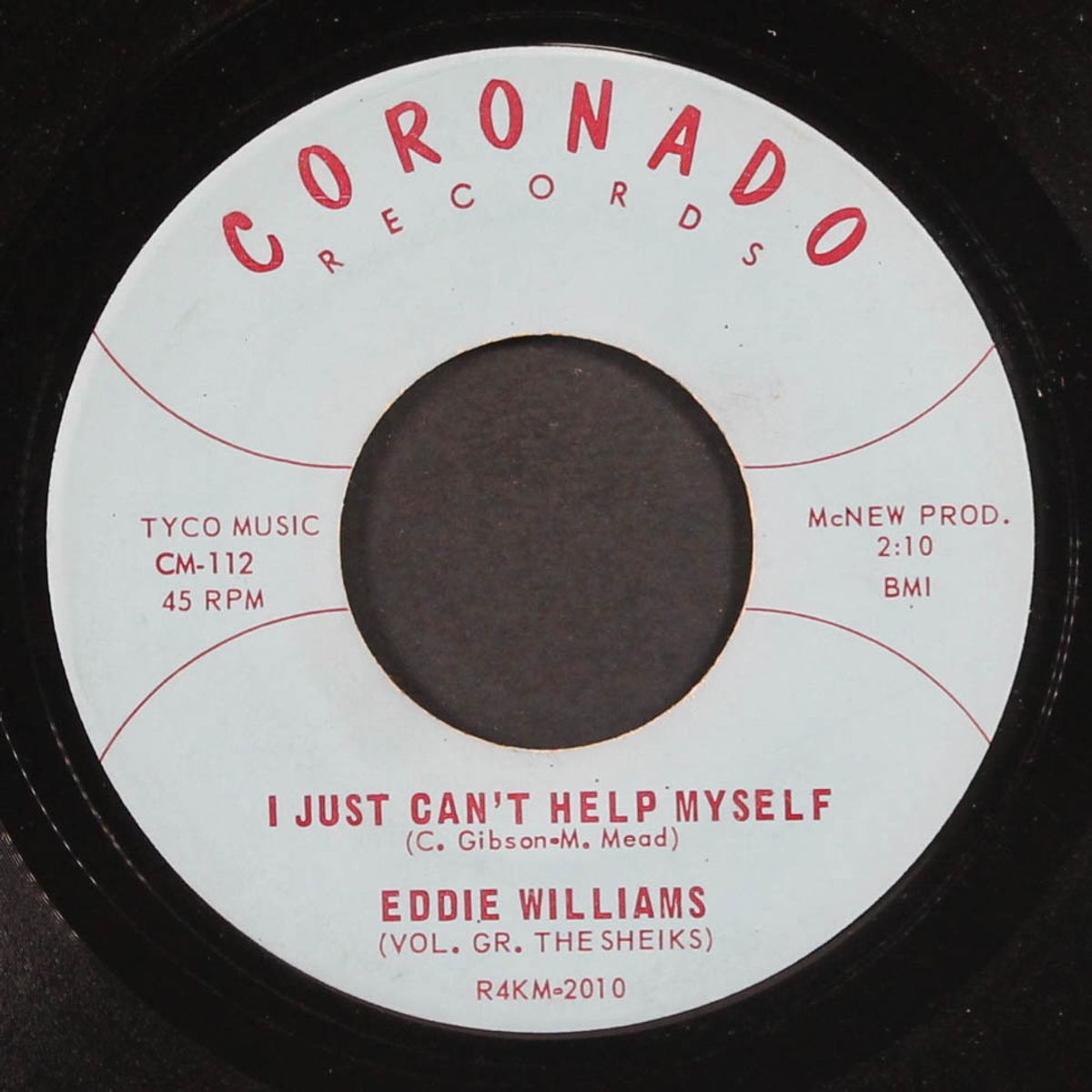 you left your happiness / i just can't help myself by EDDIE WILLIAMS