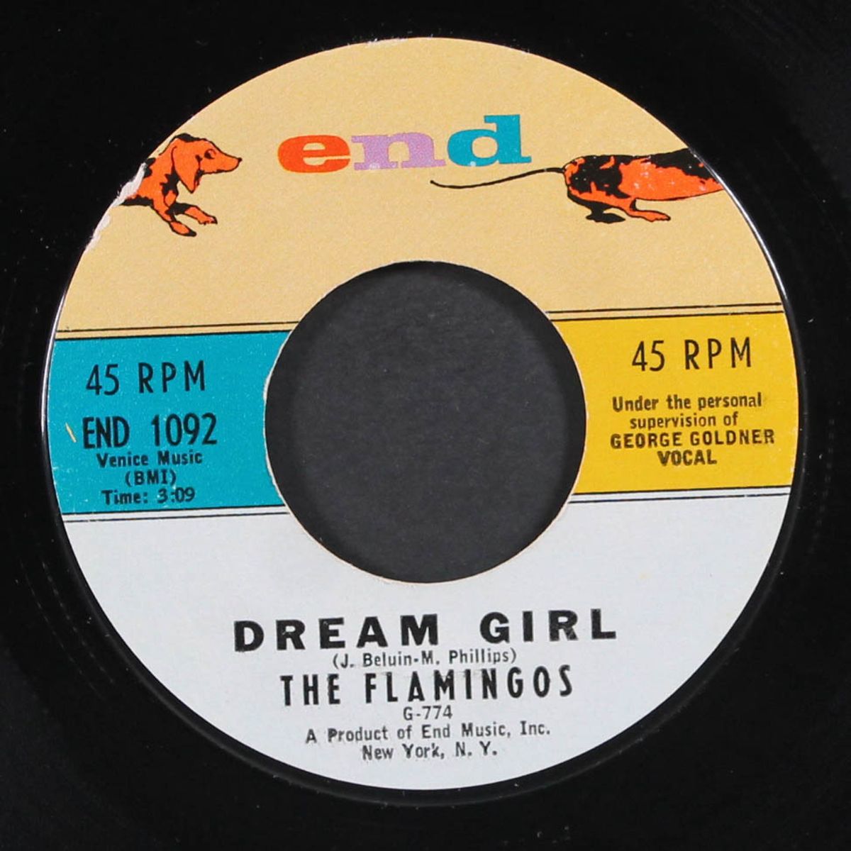 dream girl / time was by FLAMINGOS