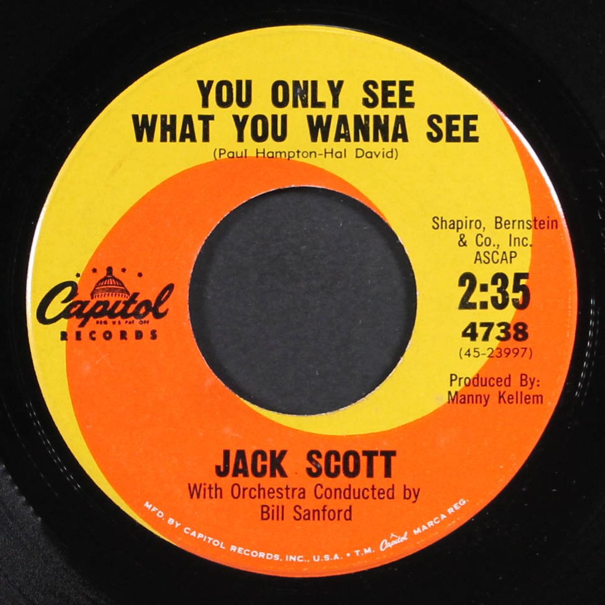 the part where i cry / you only see what you wanna see by JACK SCOTT