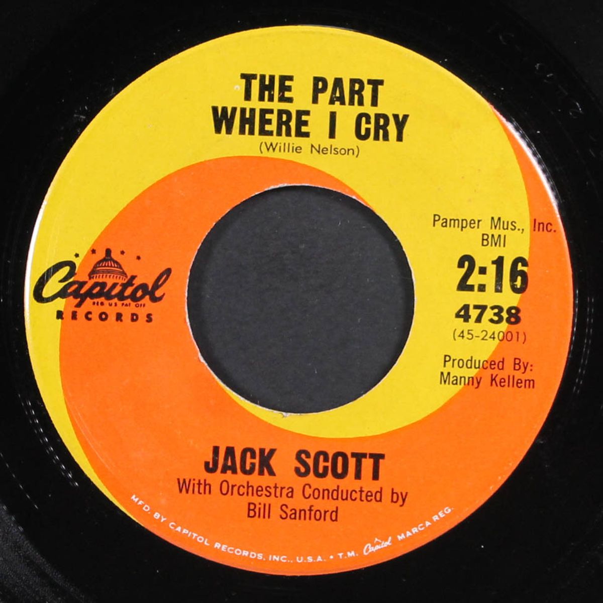 the part where i cry / you only see what you wanna see by JACK SCOTT