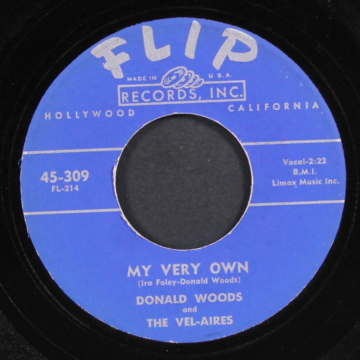 stay with me always / my very own by DONALD WOODS & VEL-AIRES