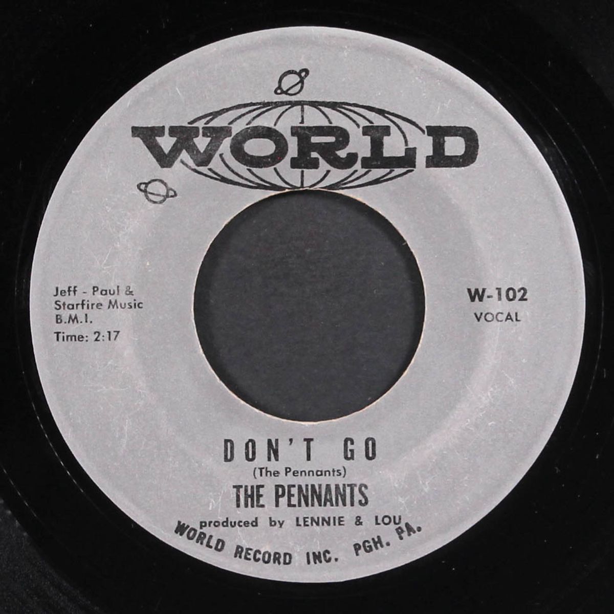 don't go / workin man by PENNANTS