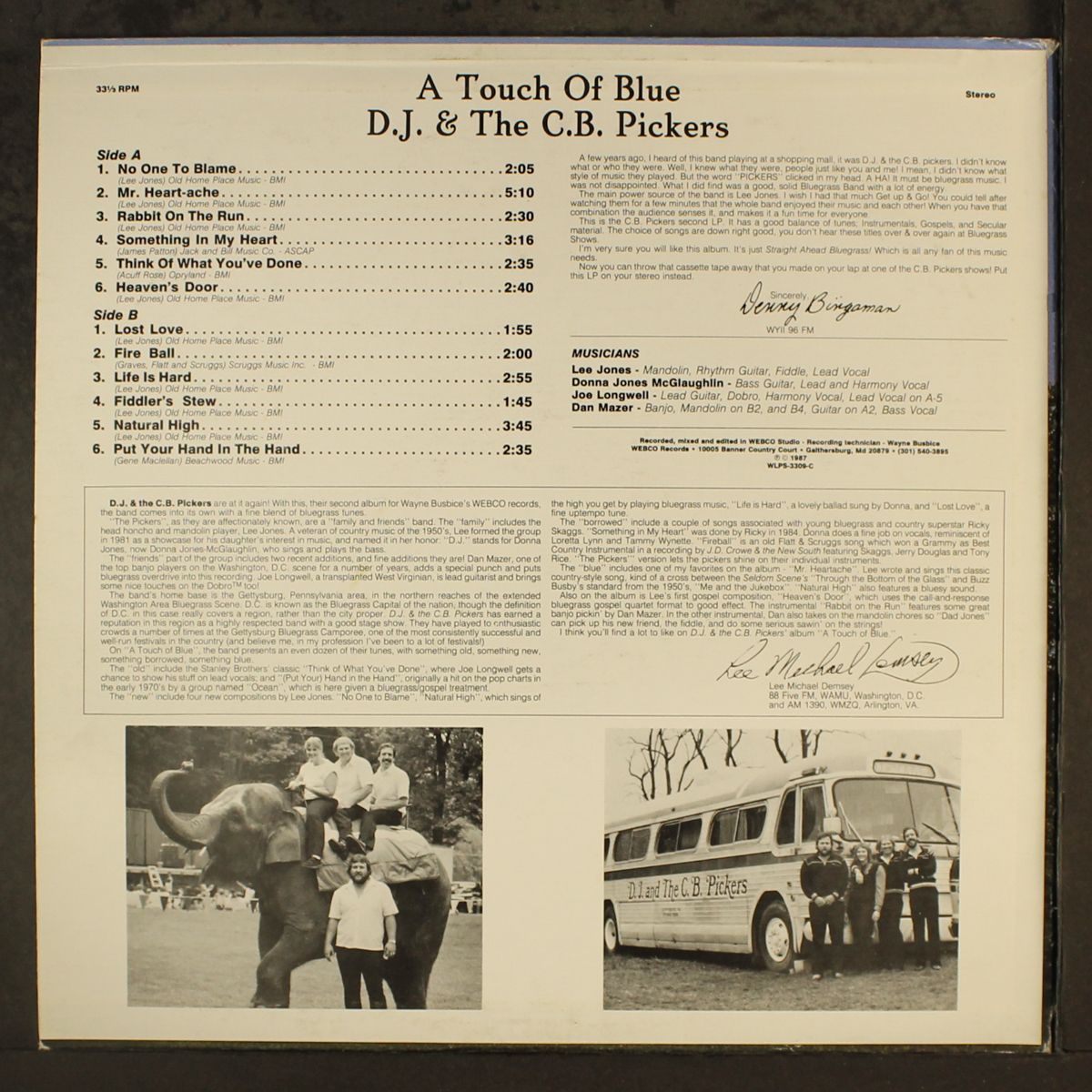 a touch of blue by D.J. & C.B. PICKERS
