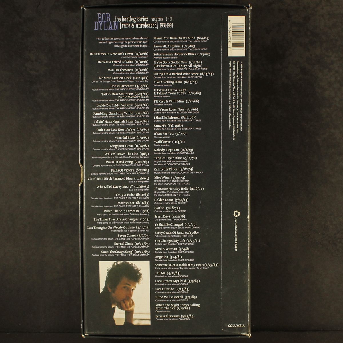 the bootleg series vol. 1-3 by BOB DYLAN