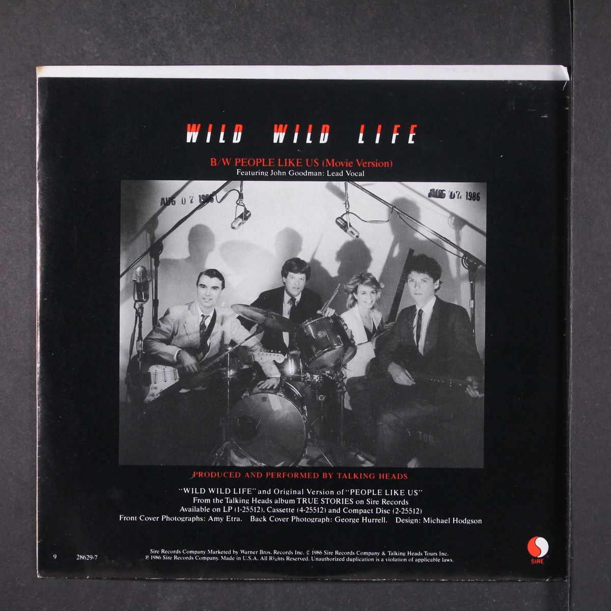 wild wild life by TALKING HEADS
