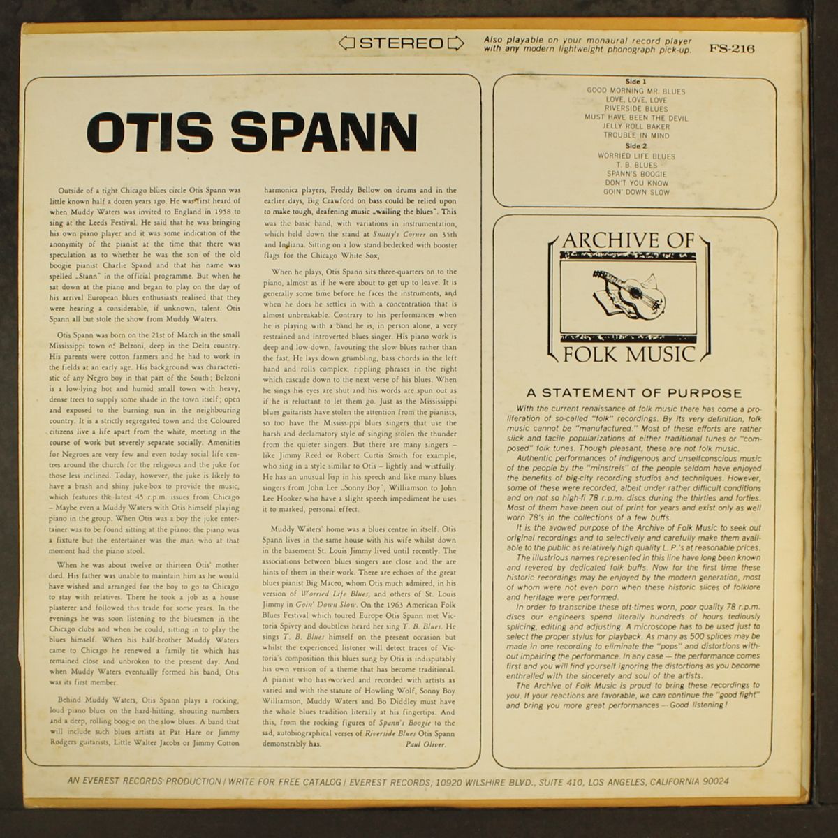 otis spann by OTIS SPANN