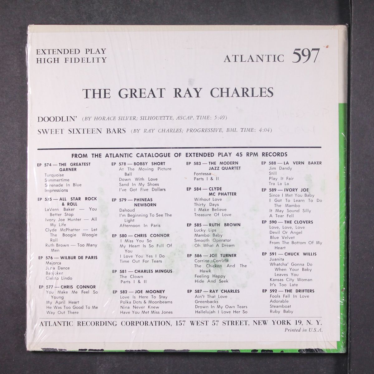 the great by RAY CHARLES