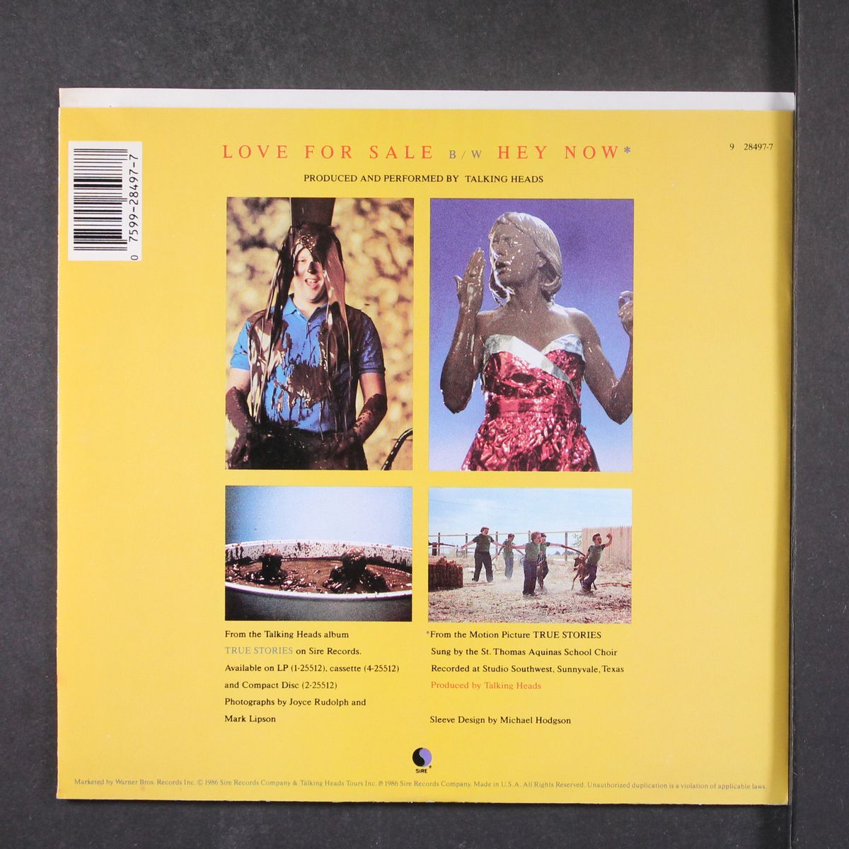 love for sale / hey now by TALKING HEADS