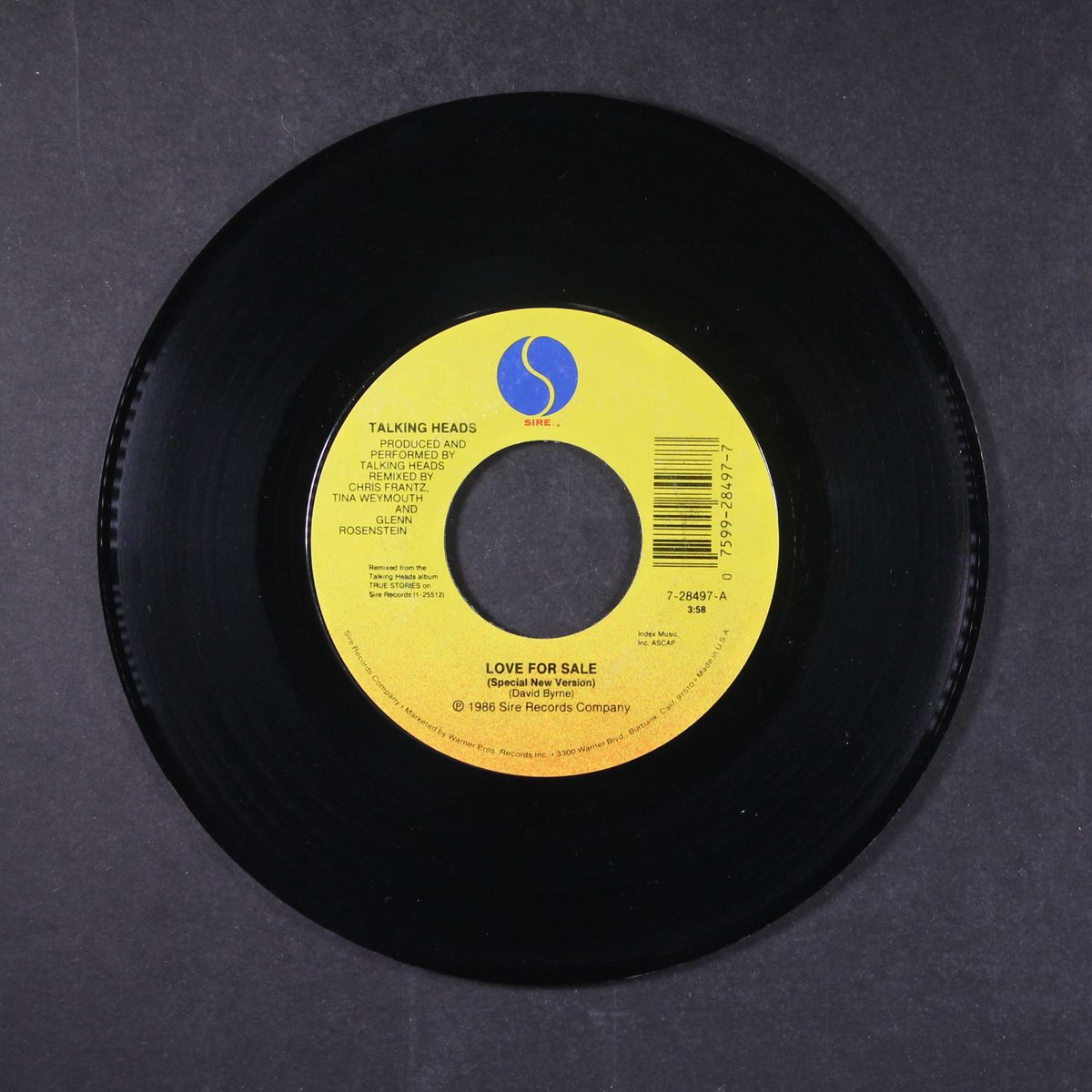 love for sale / hey now by TALKING HEADS