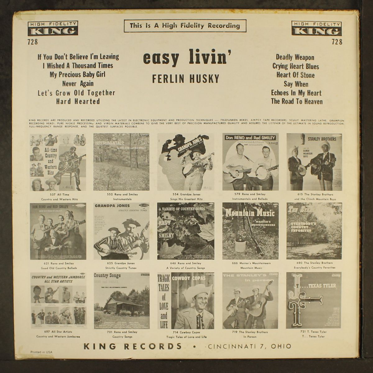 easy livin' by FERLIN HUSKY