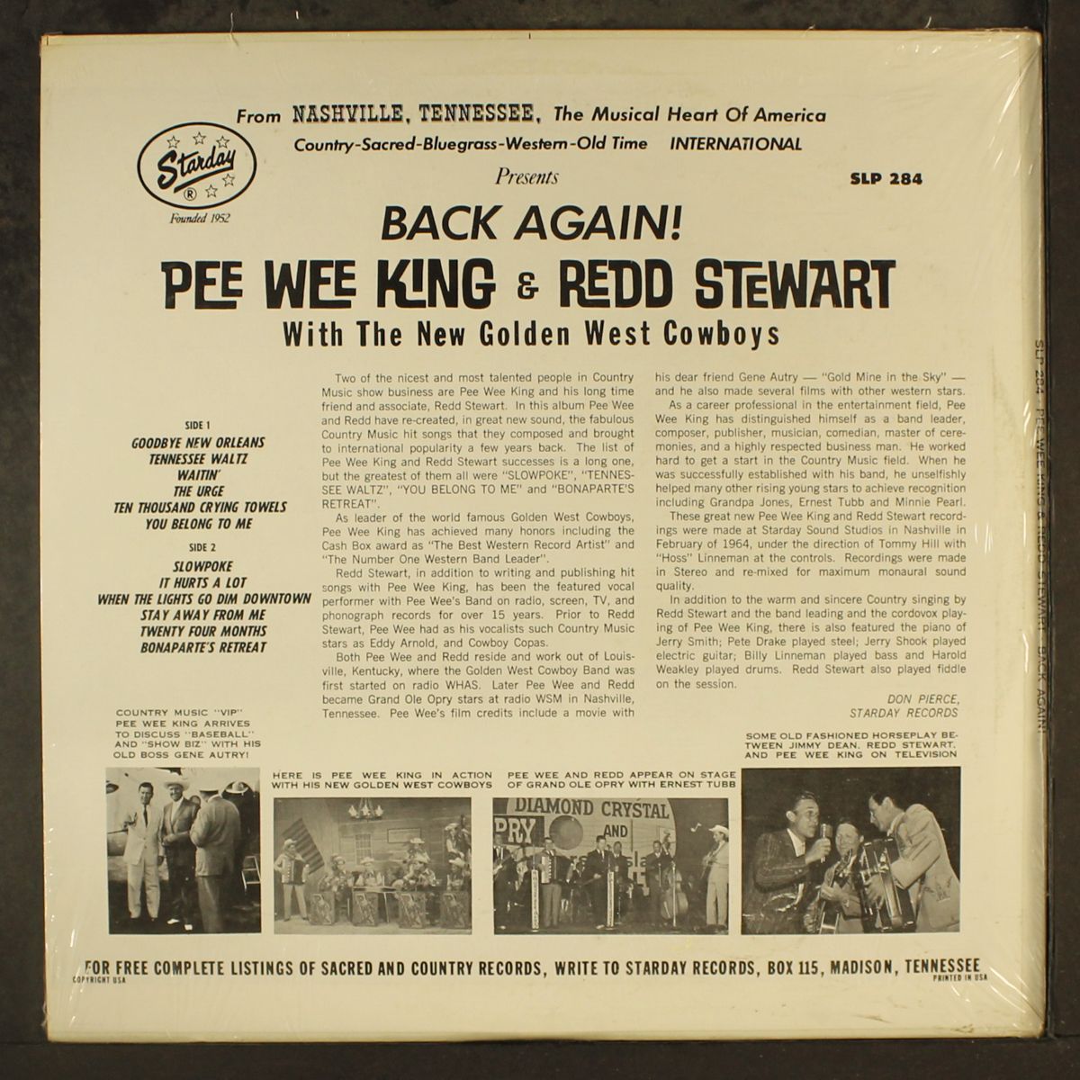 & redd stewart by PEE WEE KING