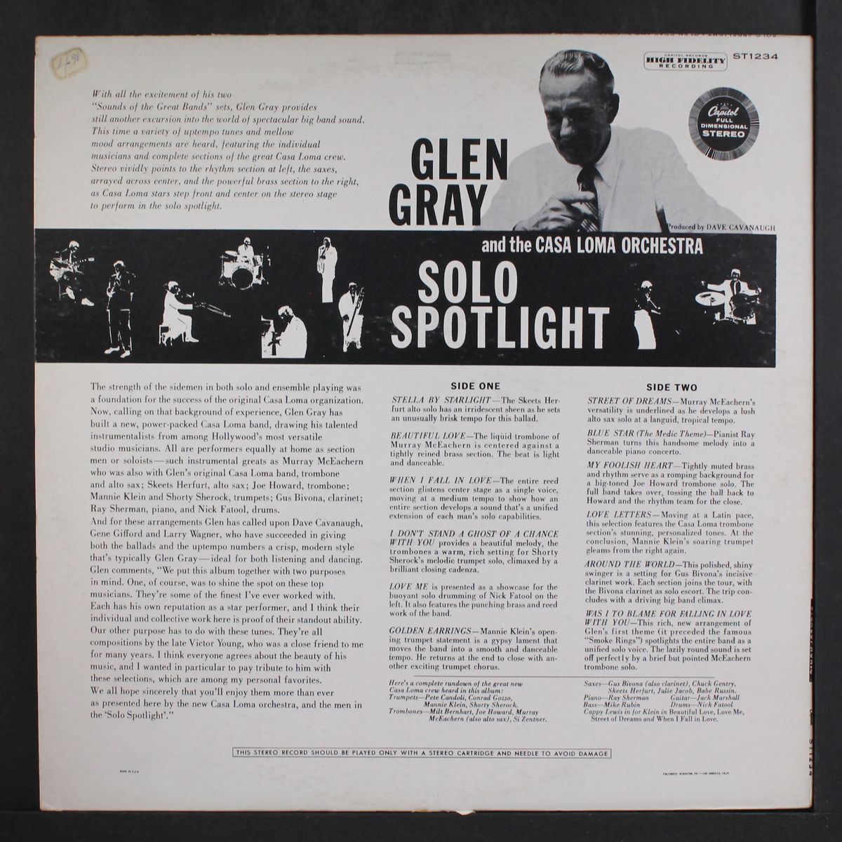 solo spotlight by GLEN GRAY