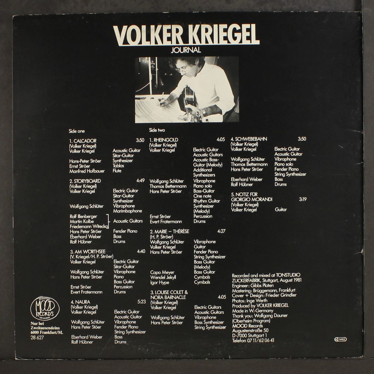 journal by VOLKER KRIEGEL