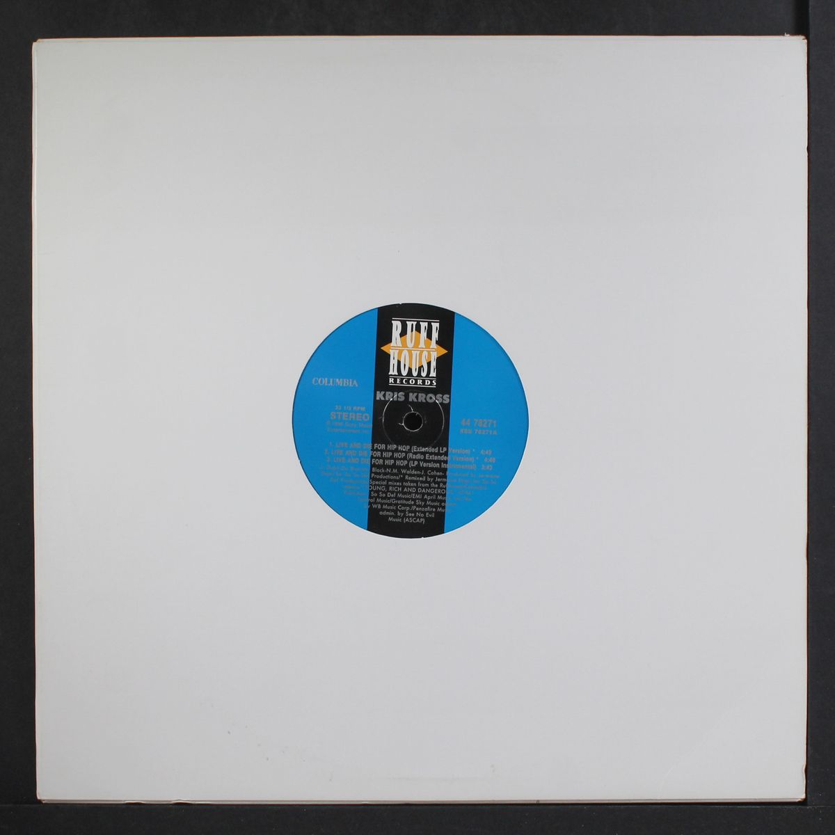 live and die hip hop by KRIS KROSS