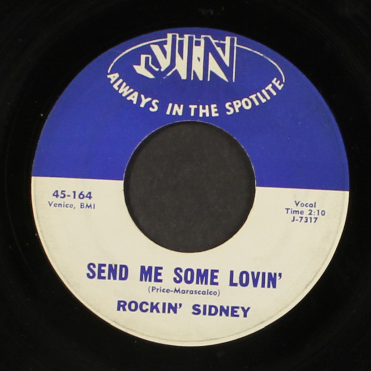 send me some lovin' / past bedtime by ROCKIN' SIDNEY
