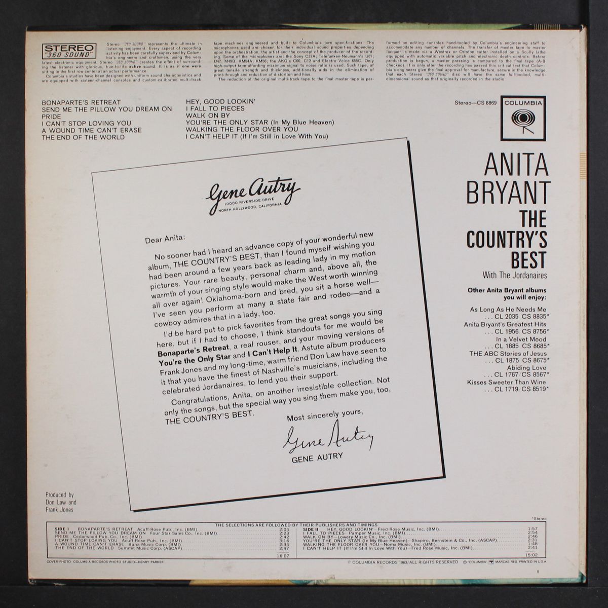 the country's best by ANITA BRYANT