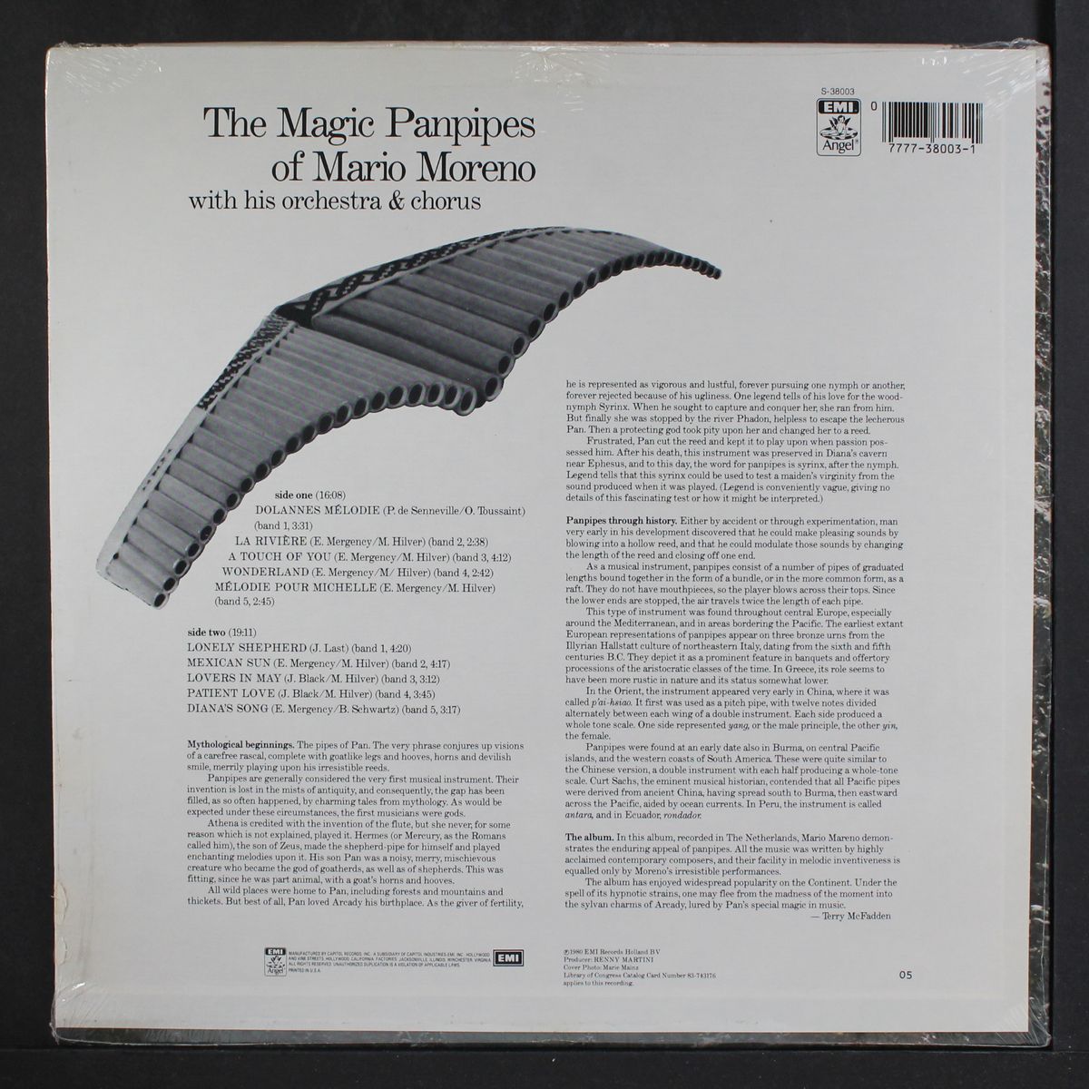 the magic panpipes of mario moreno by MARIO MORENO