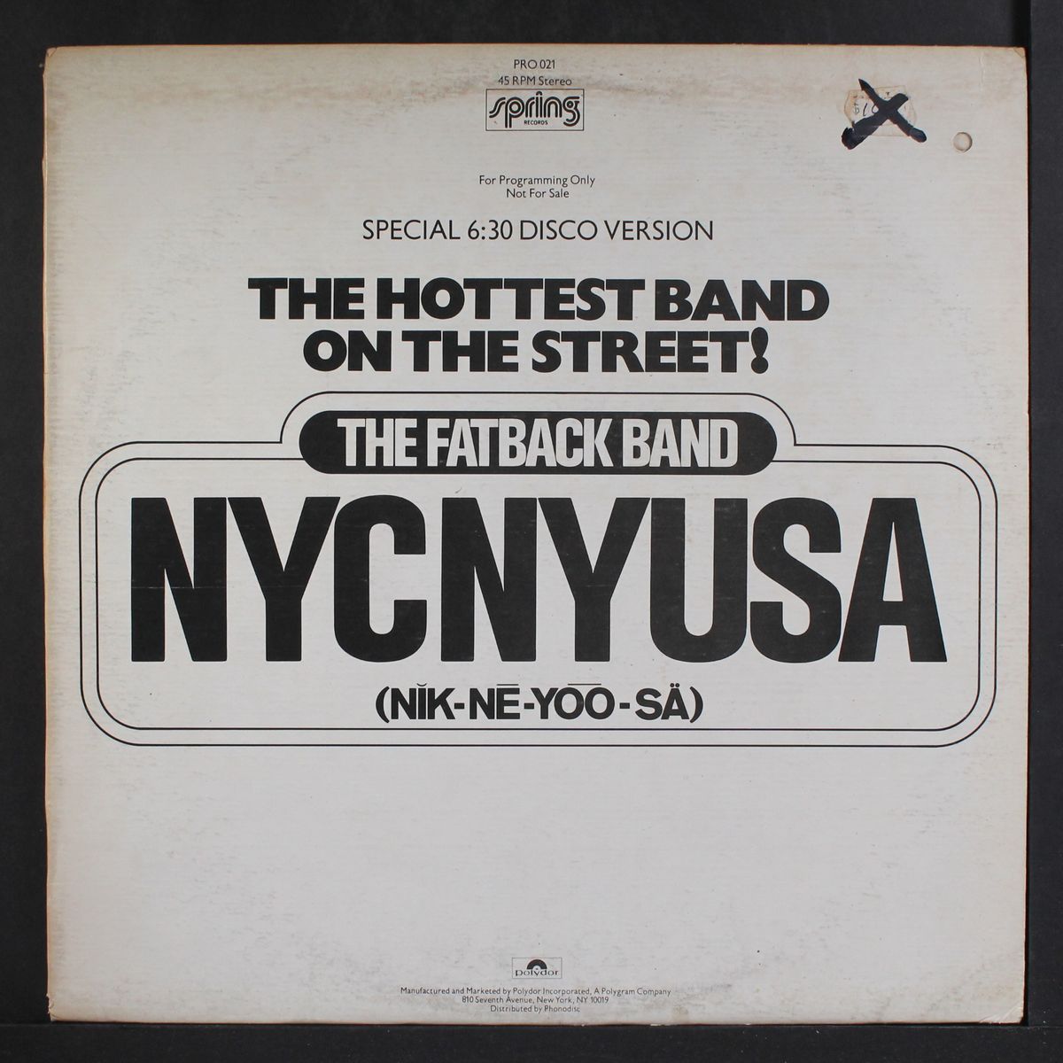 nycnyusa by FATBACK BAND