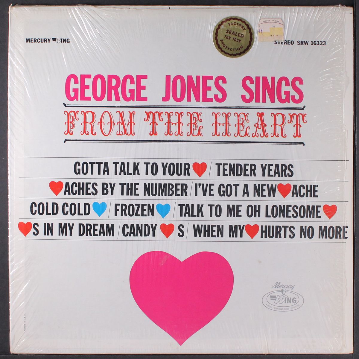 sings from the heart by GEORGE JONES