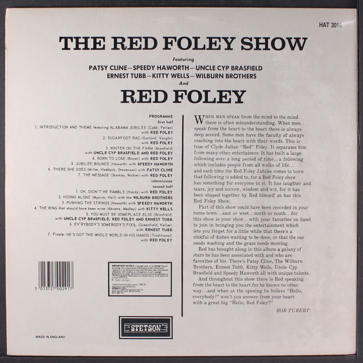 the red foley show by RED FOLEY