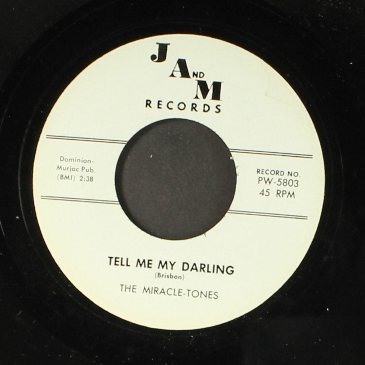 tell me my darling / mambo train by MIRACLE-TONES