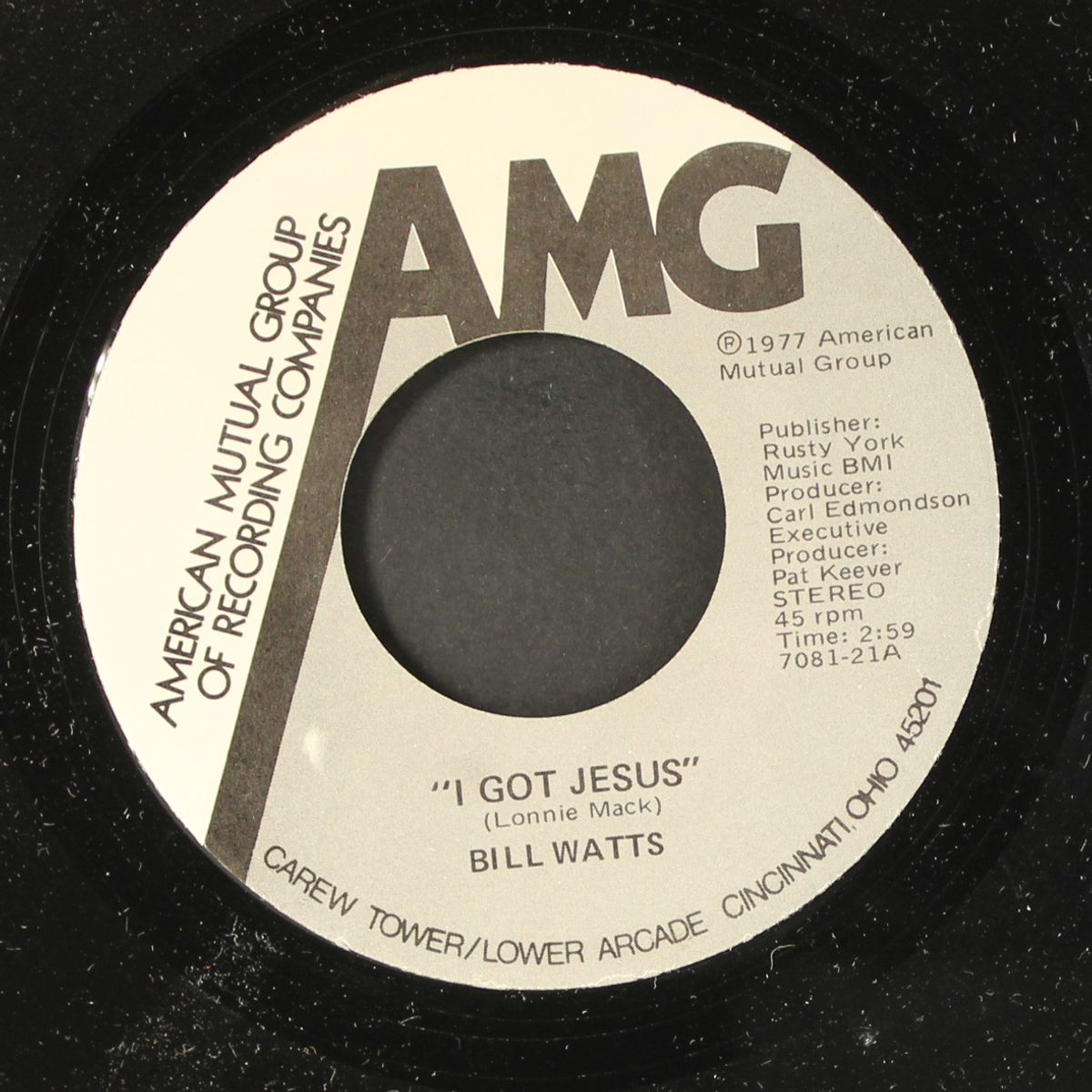 i got jesus / the hole that holds the bones by BILL WATTS