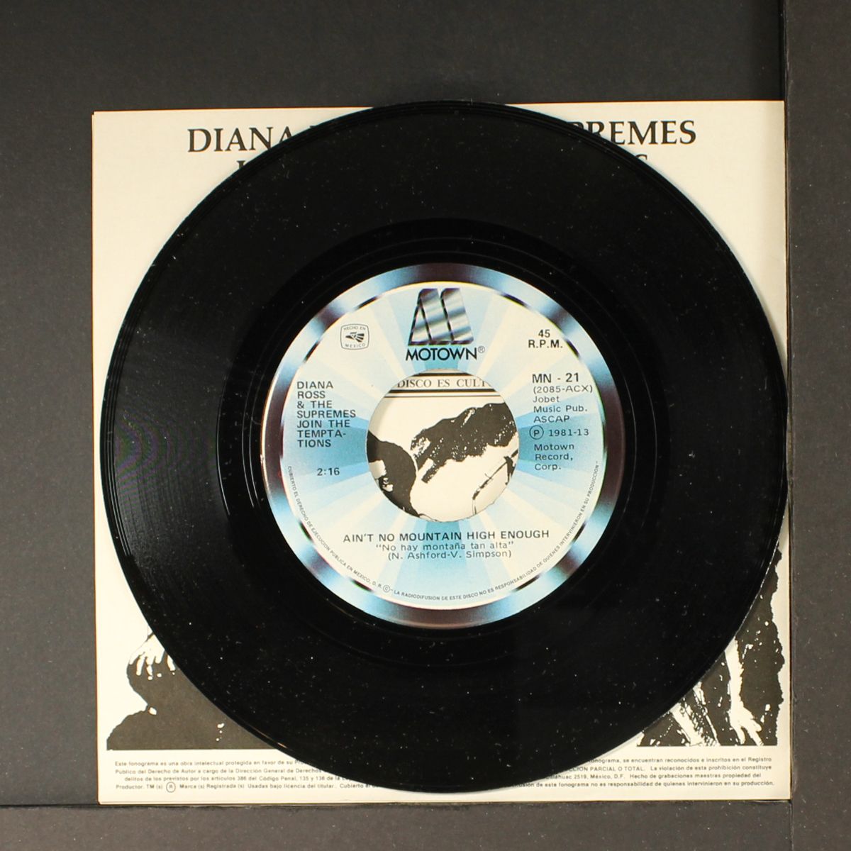 ain't no mountain high enough / impossible dream by DIANA ROSS & SUPREMES